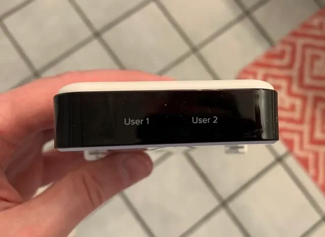 User 1 and User 2 presets